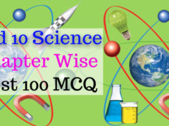 standard 10 science material